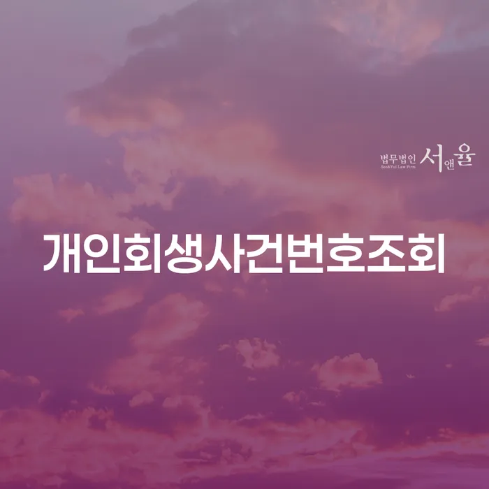 개인회생 비용저렴한 빚 해결할 체크리스트
