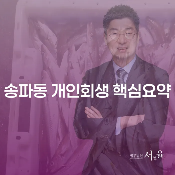 송파동 개인회생 핵심요약