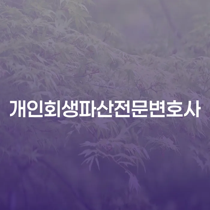 일산동 개인회생파산전문변호사와 함께하는 채무 해결의 길