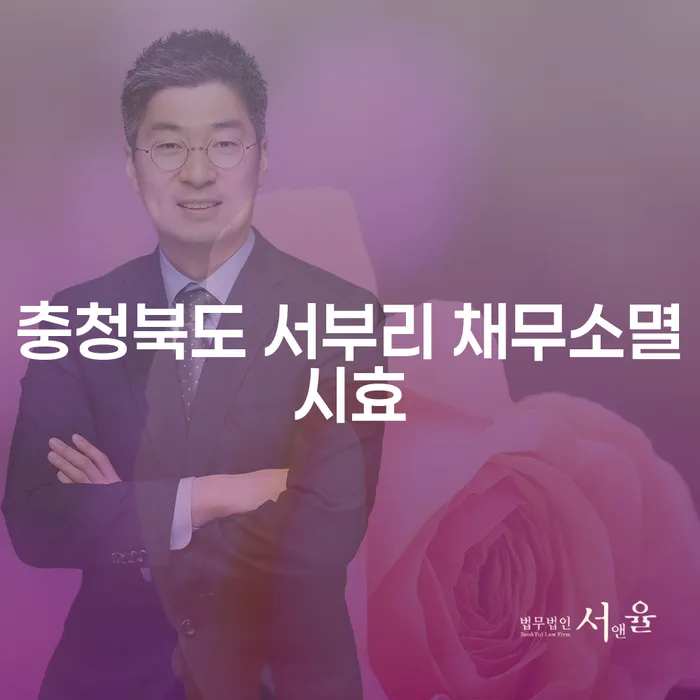 채무소멸시효와 신용회복지원: 충청북도 서부리에서의 현명한 대처법은?