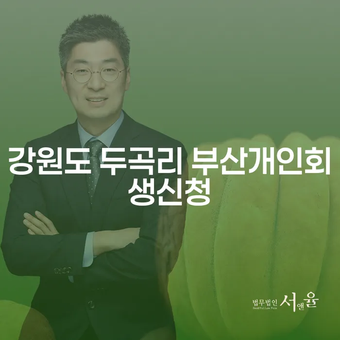강원도 두곡리에서 부산개인회생신청, 성공할 수 있는 방법은?